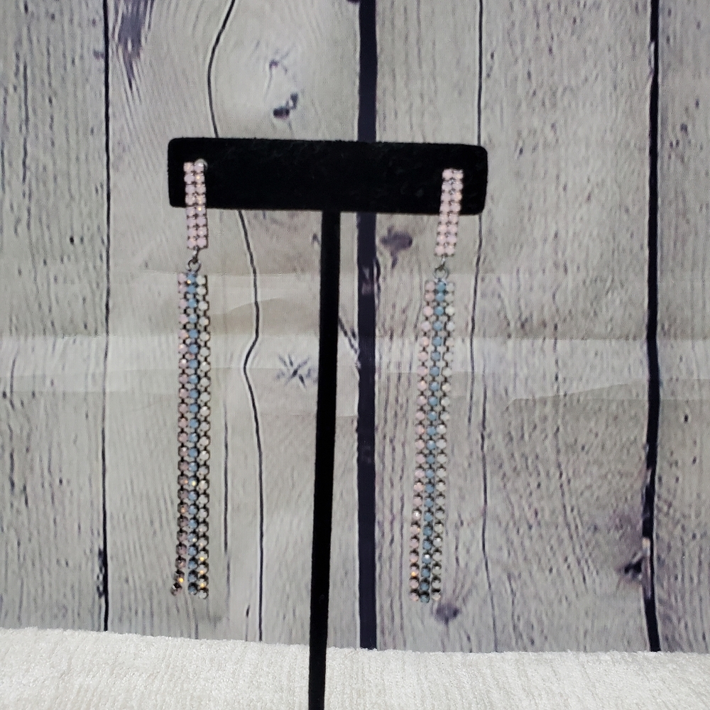 Express Rhinestone Drop Earrings